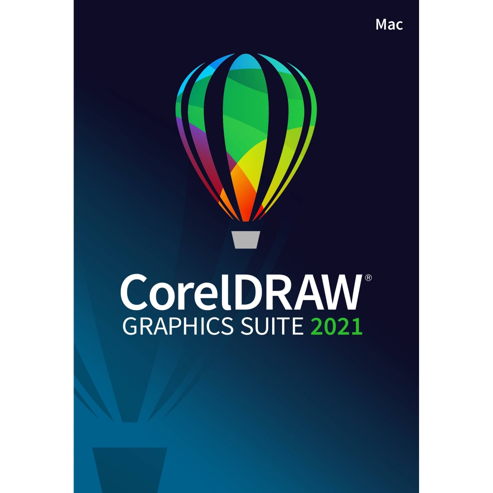 CorelDRAW Graphics Suite 2021 Enterprise License (includes 1 Yr CorelSure Maintenance)(5-50) Windows/Mac