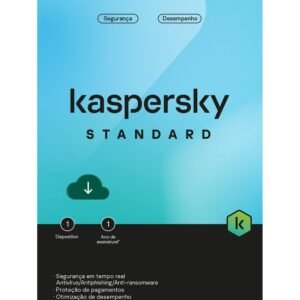 Kaspersky Antivirus Standard BR; 3 Dispositivos; 1 Ano ESD